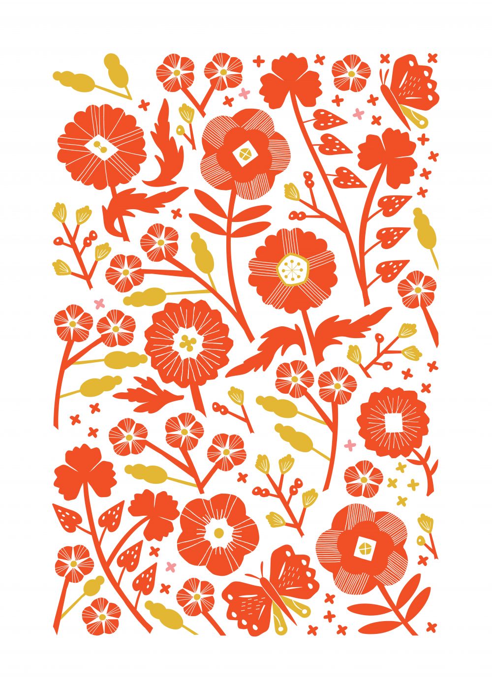 Florecillas del Campo - Rojo