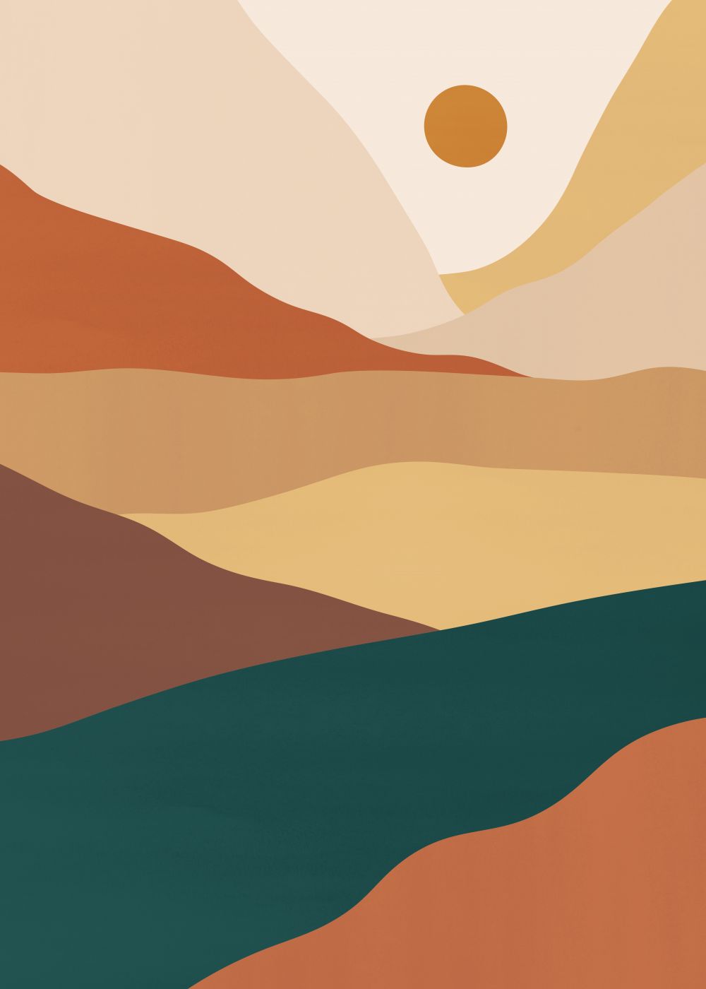 Paisaje de acuarela 2