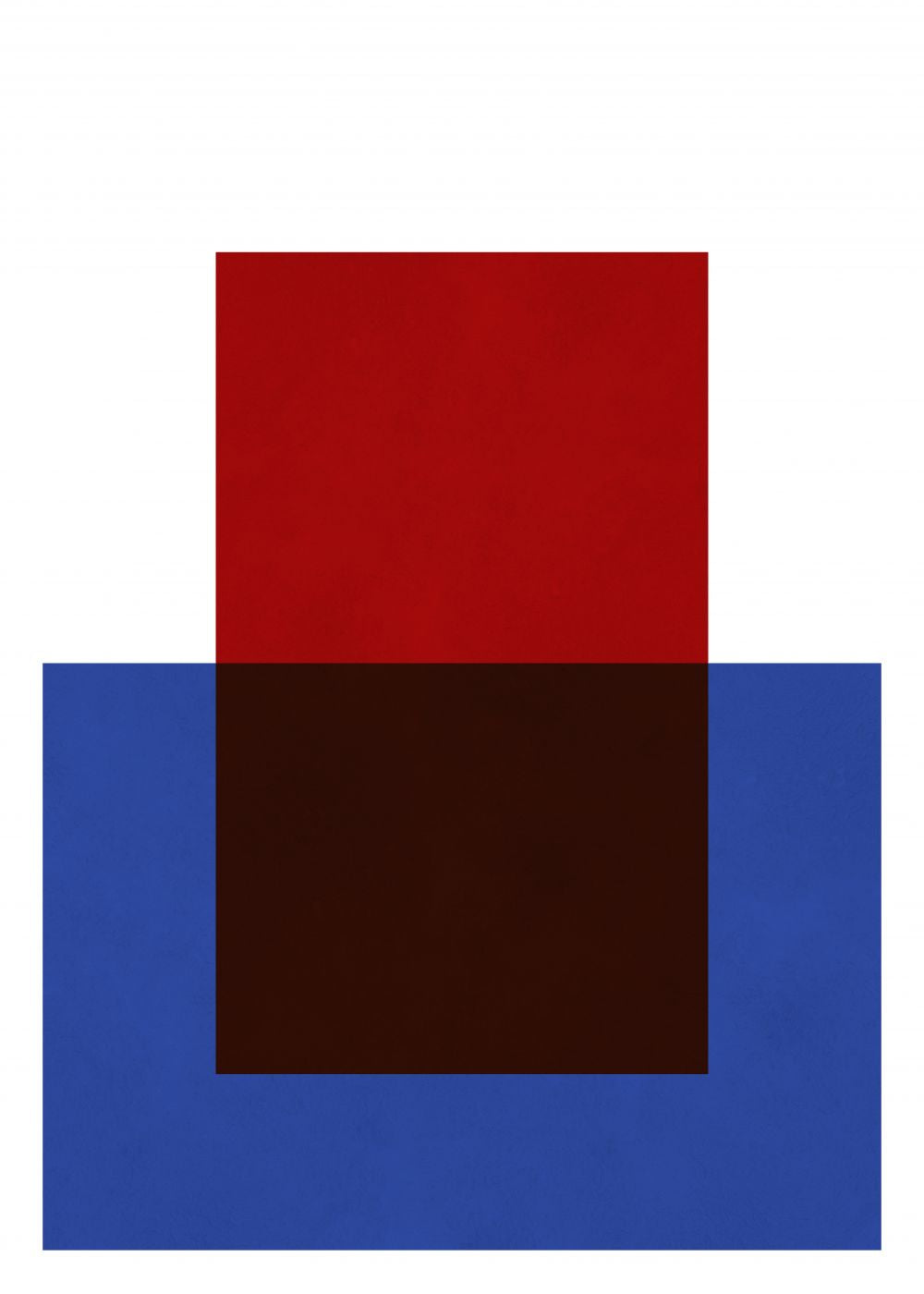 Rojo sobre azul 1
