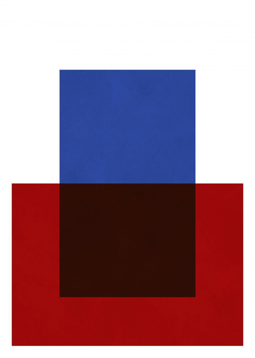 Rojo sobre azul 2