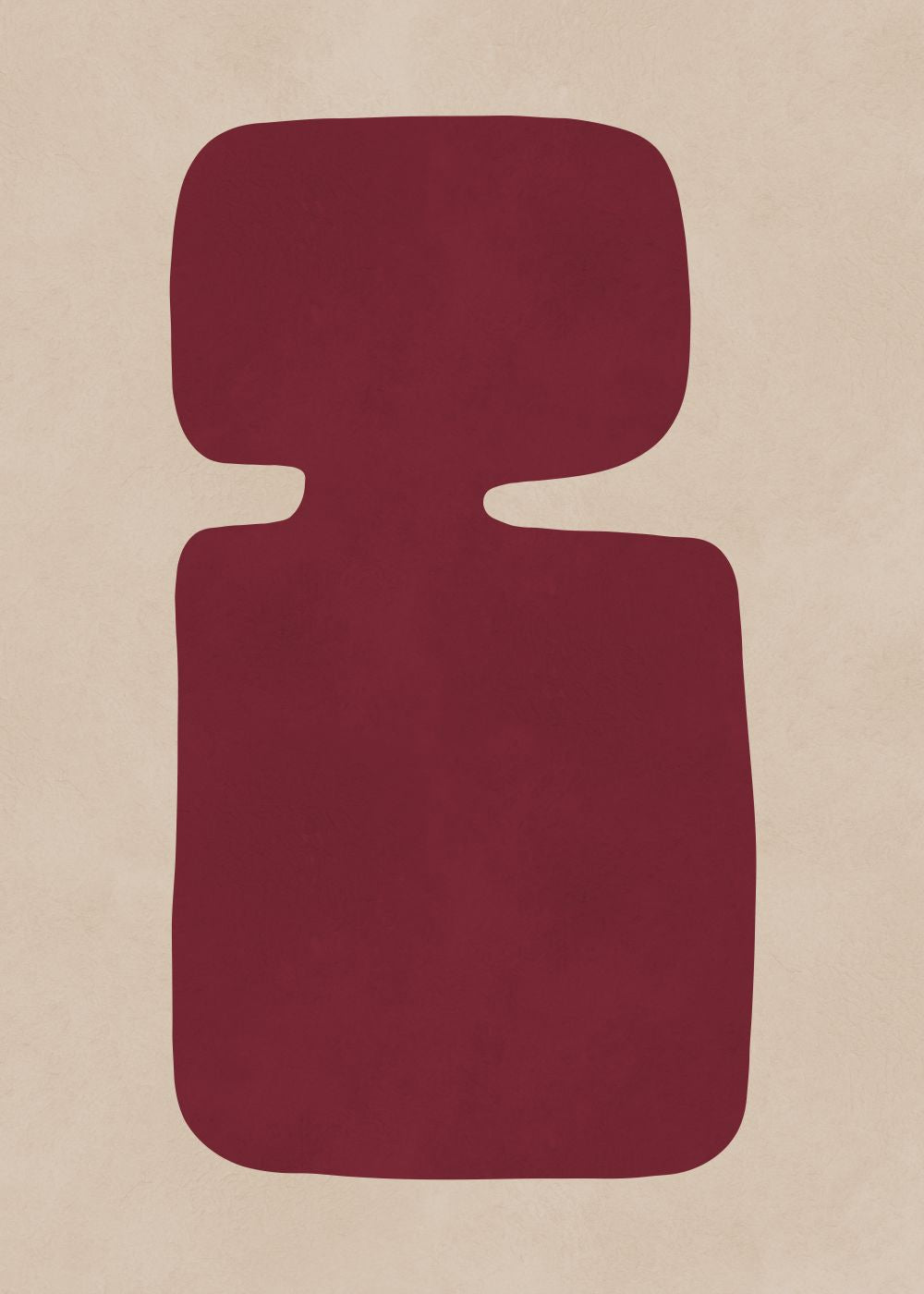 Expresionismo rojo y beige 1