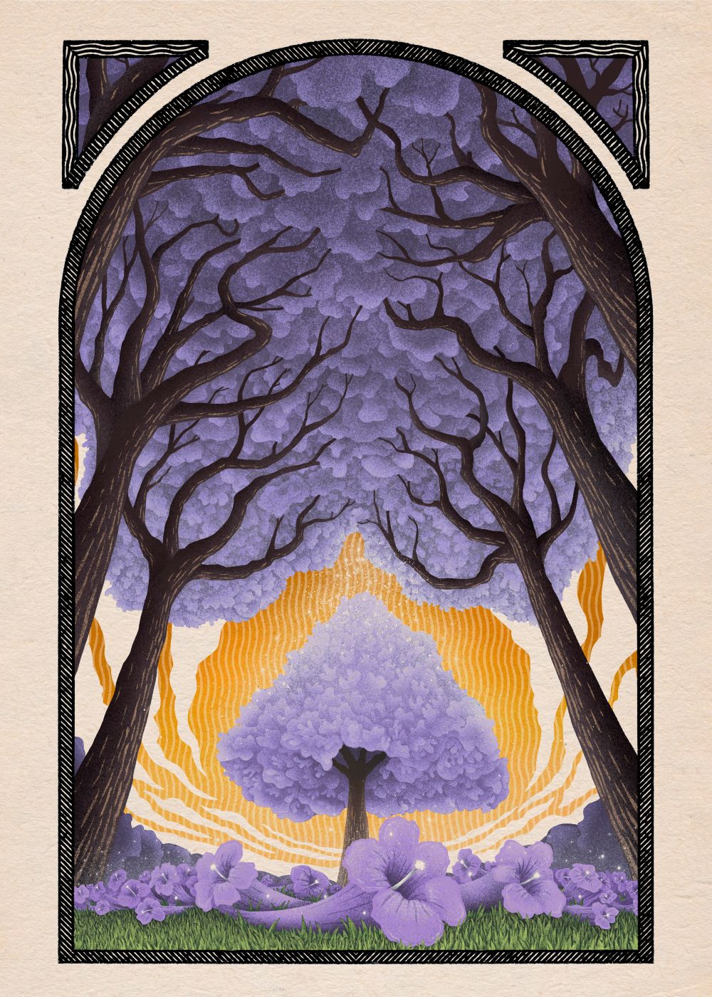 Trees of life - jacarandá