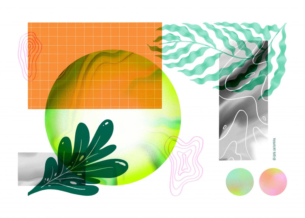 Geo abstract collage