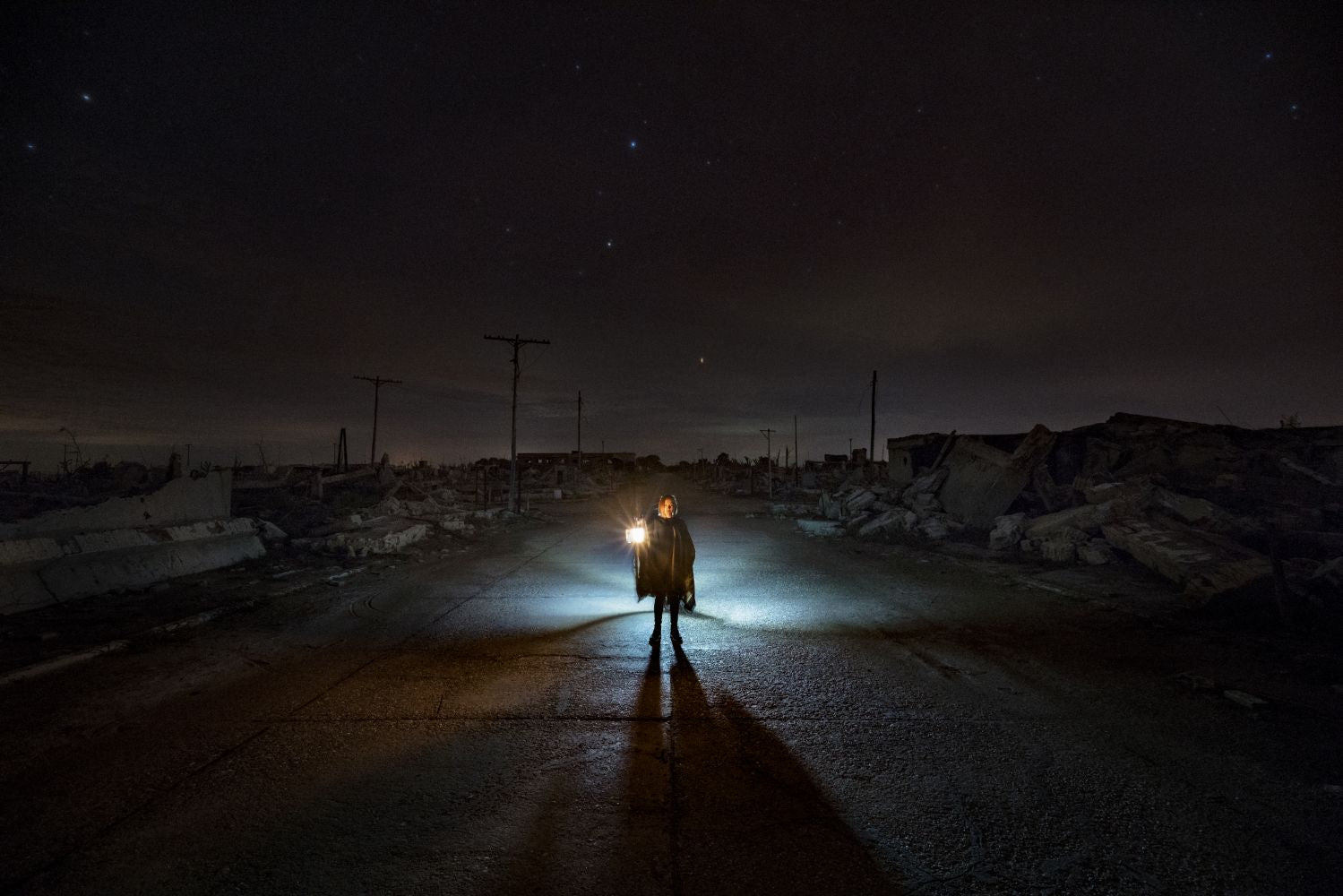 Luz en la noche