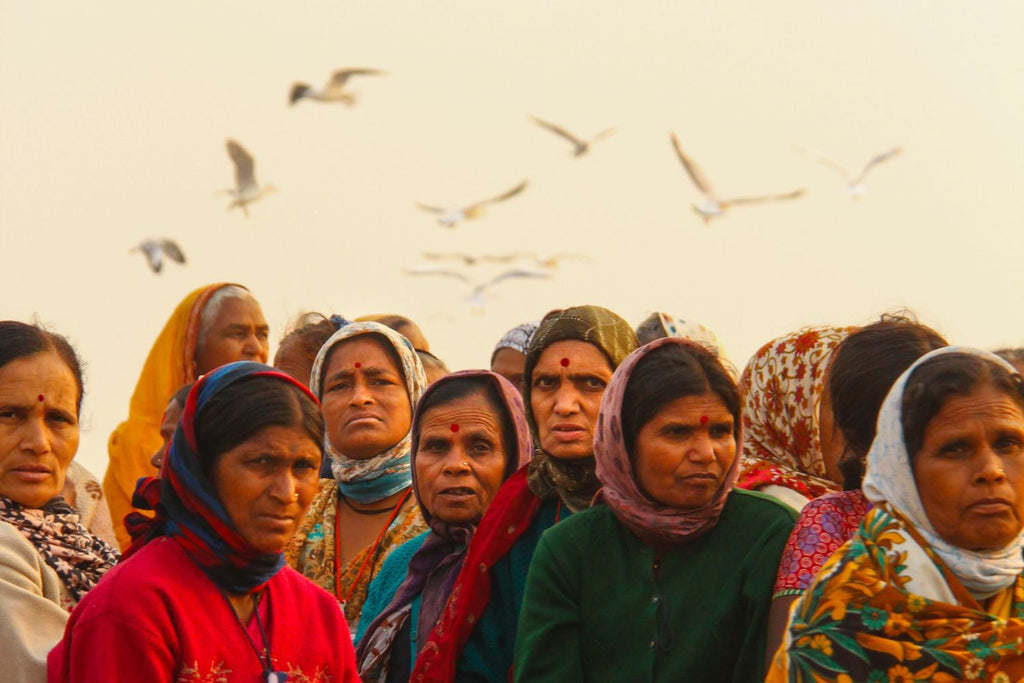Mujeres en el Ganges