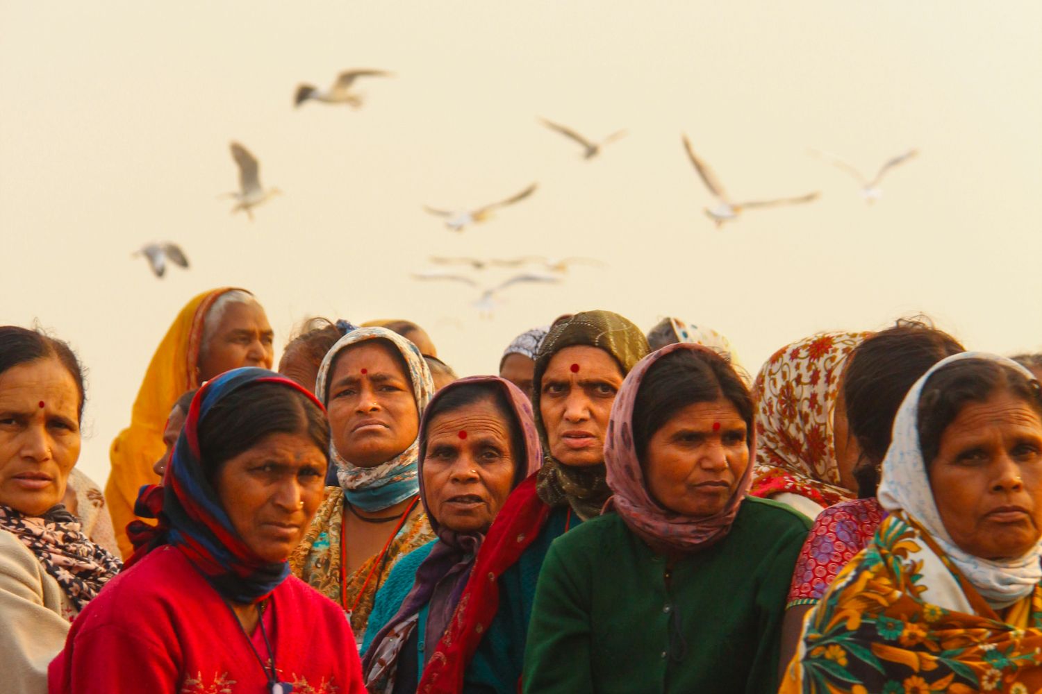 Mujeres en el Ganges