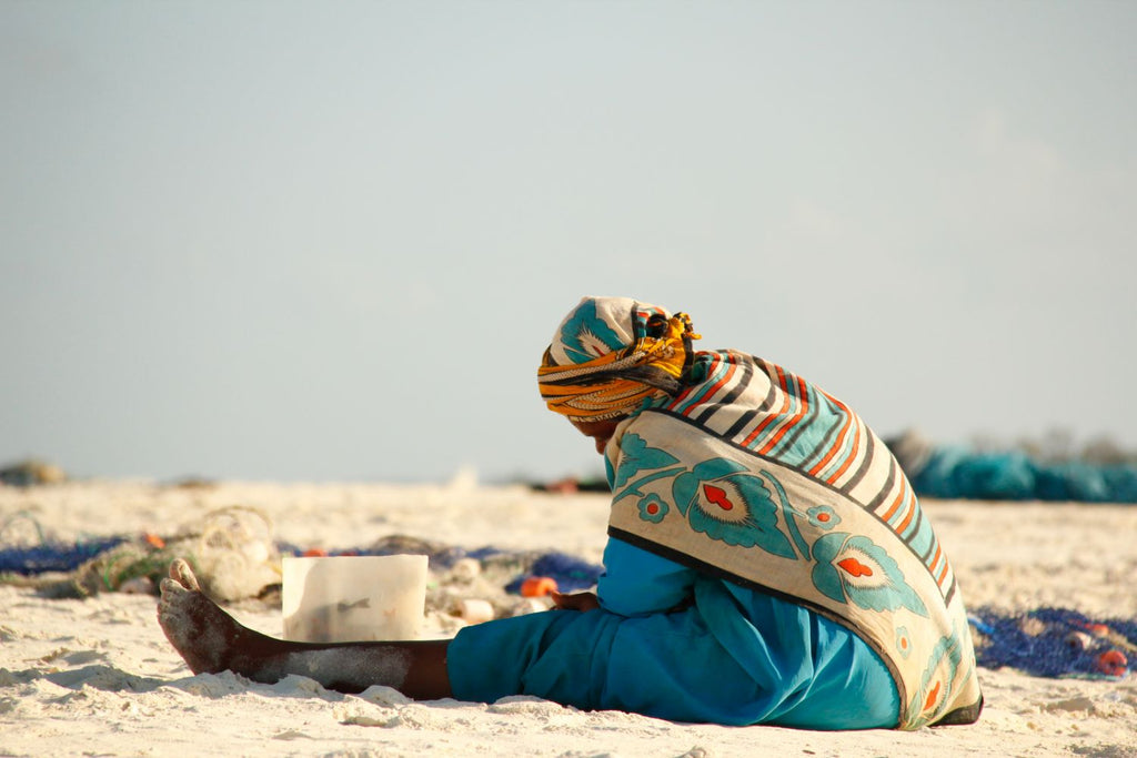 Mujer en Zanzibar