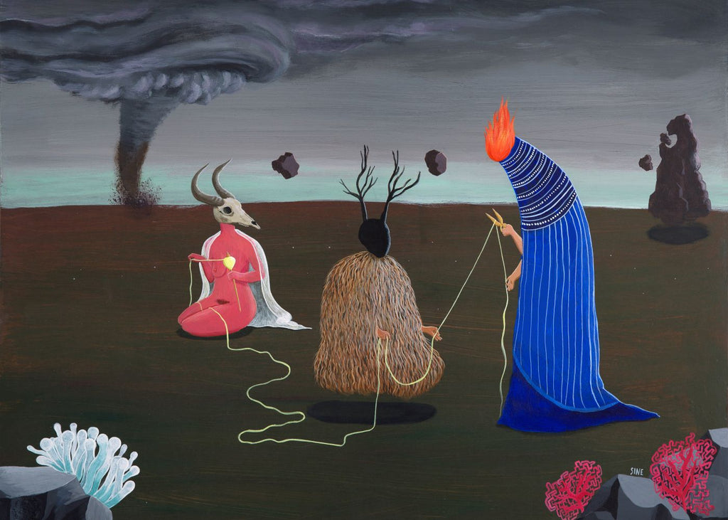 Las Parcas (o Sueño seguido con tormentas pero en mis sueños nunca tengo miedo)