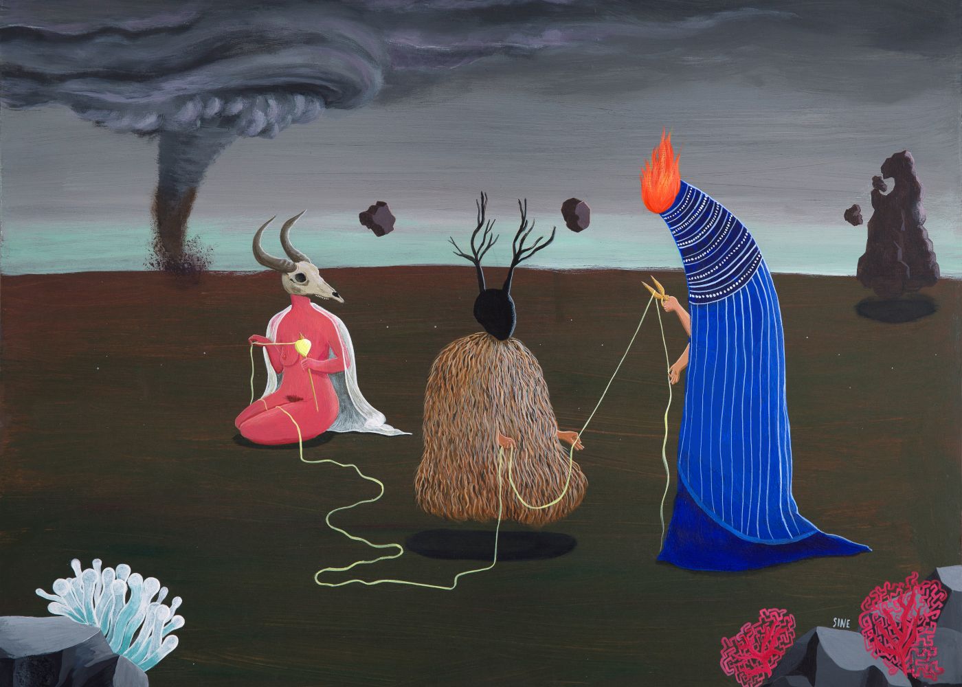 Las Parcas (o Sueño seguido con tormentas pero en mis sueños nunca tengo miedo)