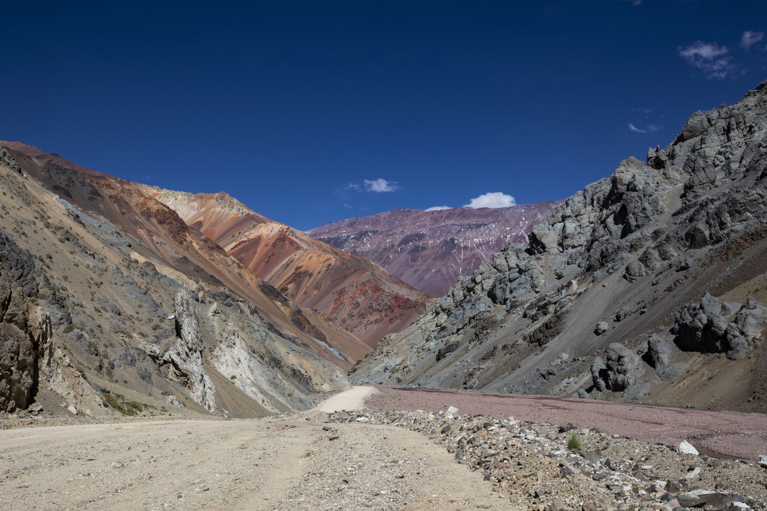 Camino en las alturas