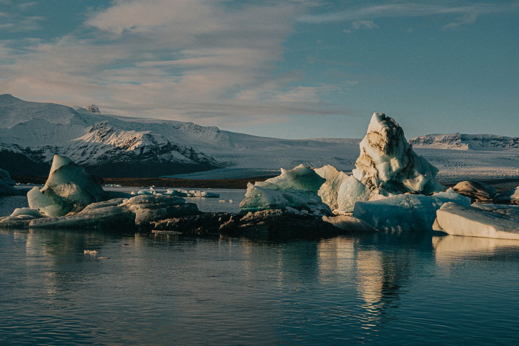 Paisaje de Hielo Islandes
