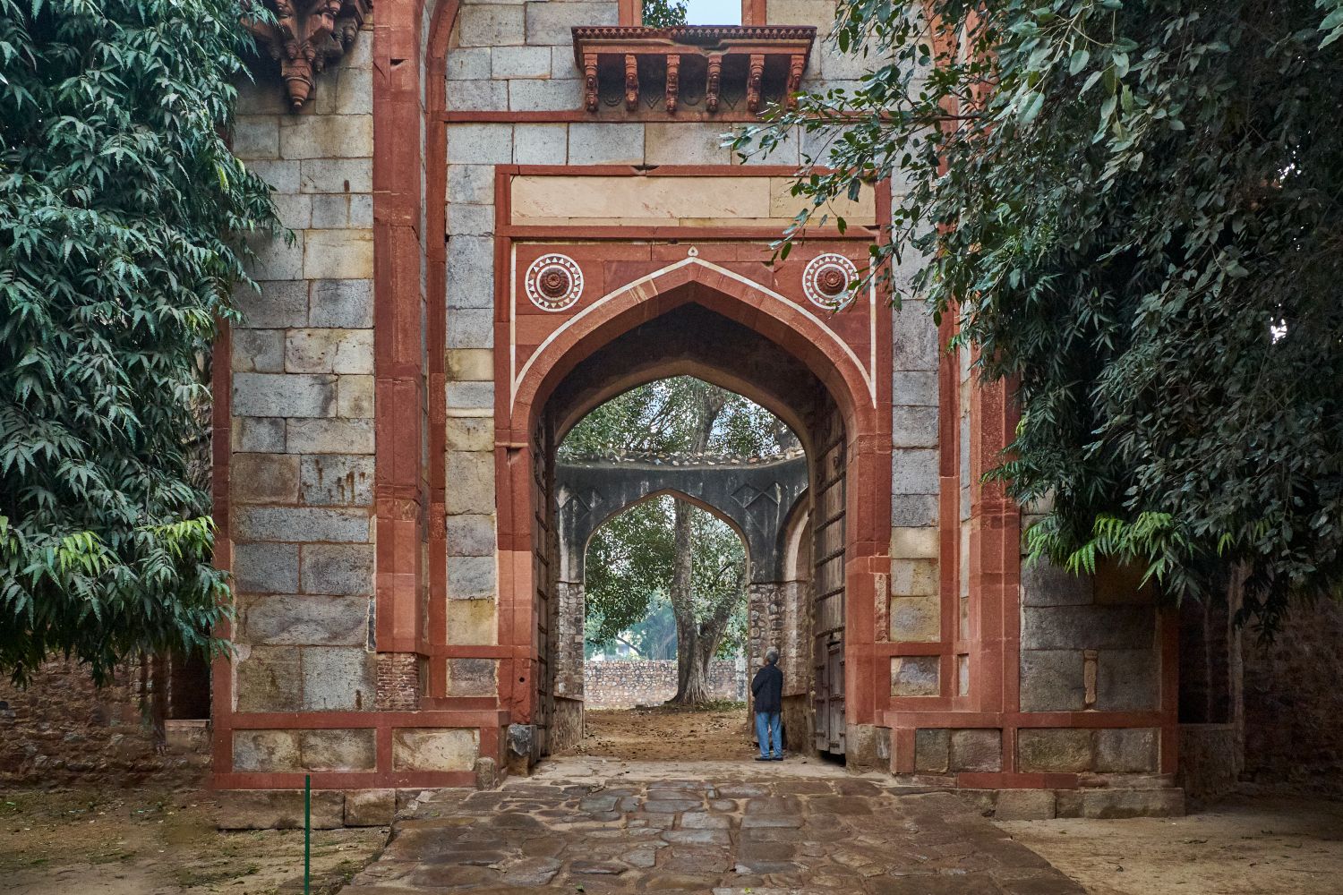 Caminando en Nueva Delhi.India