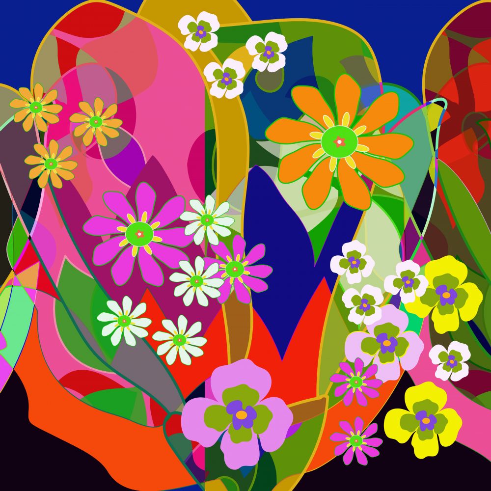 Cala,Camelias y Petunias